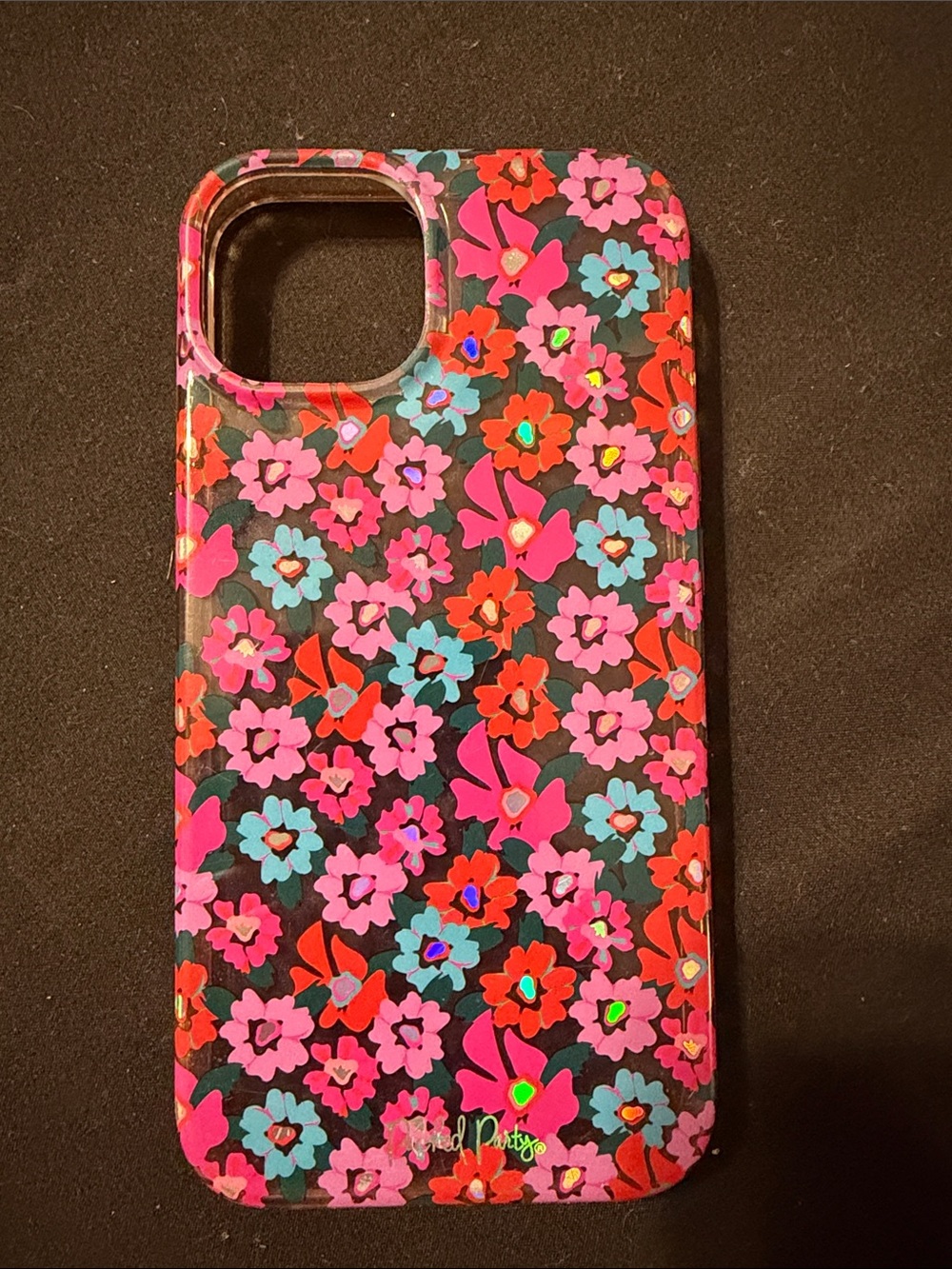 Packed Party Floral Pattern iPhone 13 Case